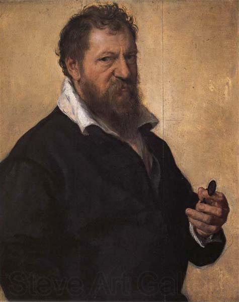 Lambert Lombard Self-Portrait Spain oil painting art
